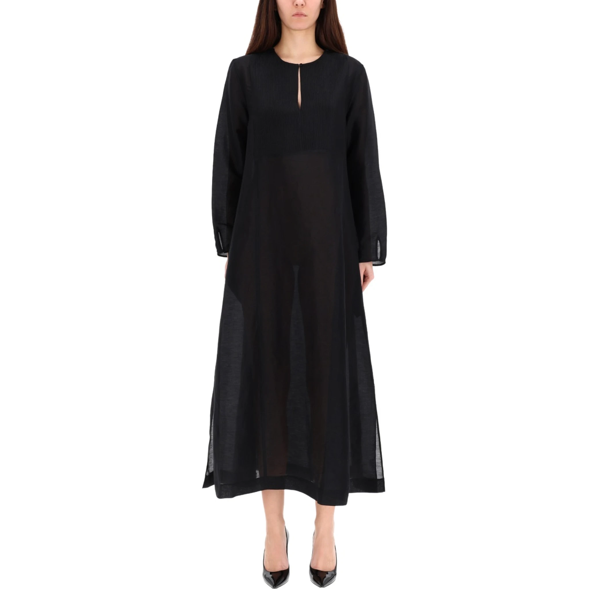 LONG LINEN CAFTAN