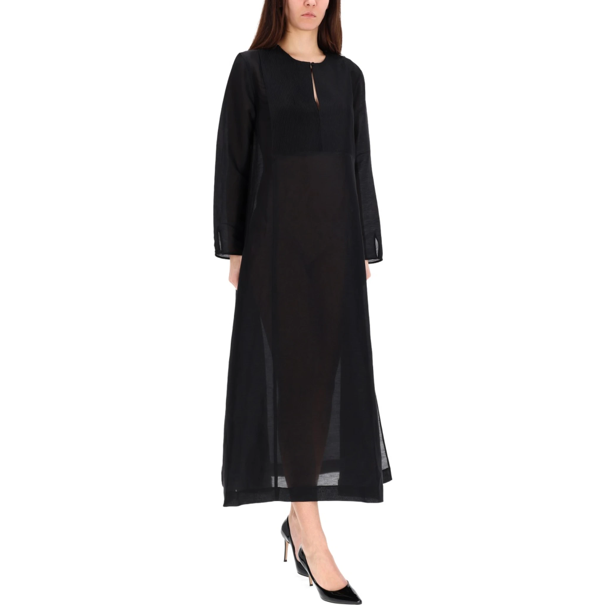 LONG LINEN CAFTAN