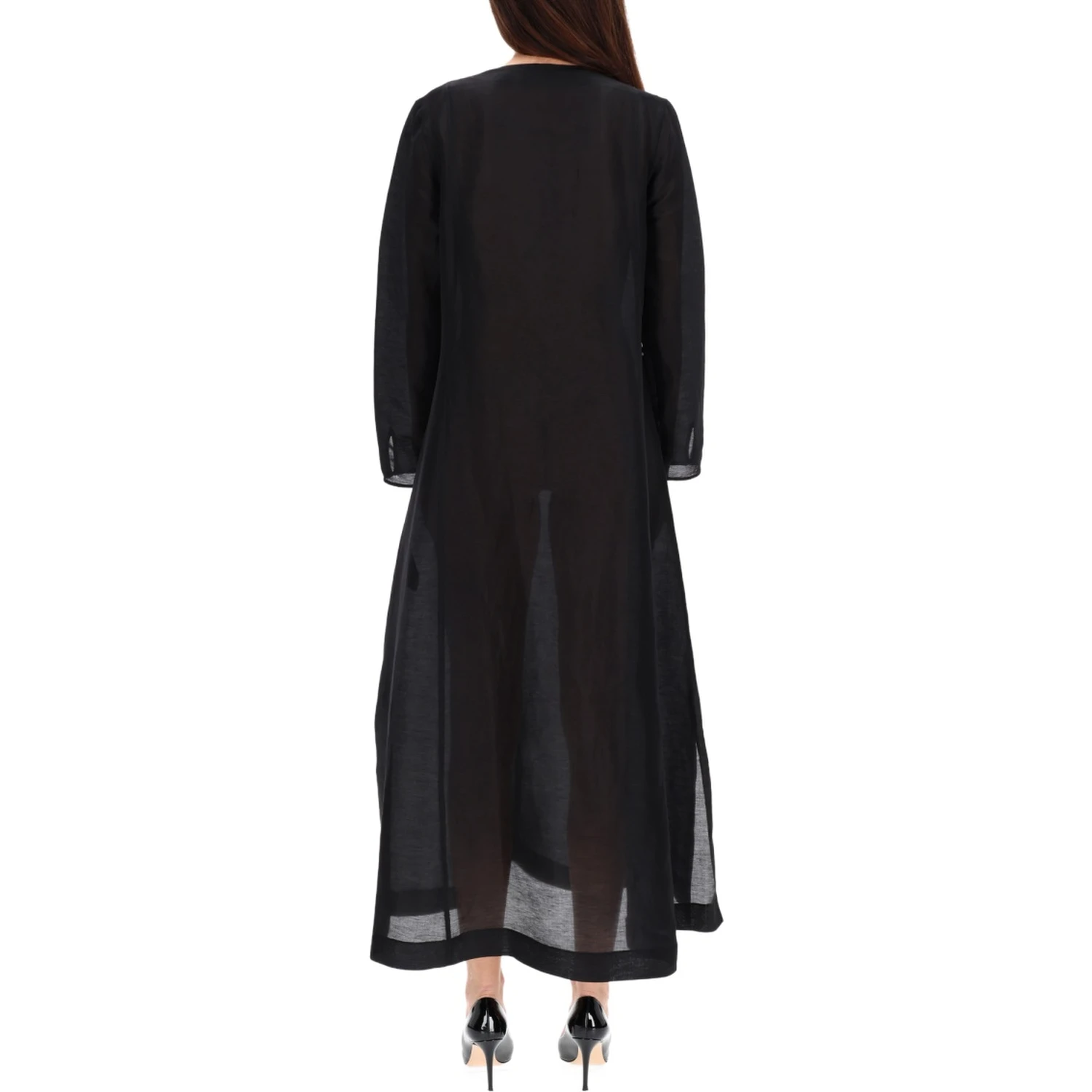 LONG LINEN CAFTAN
