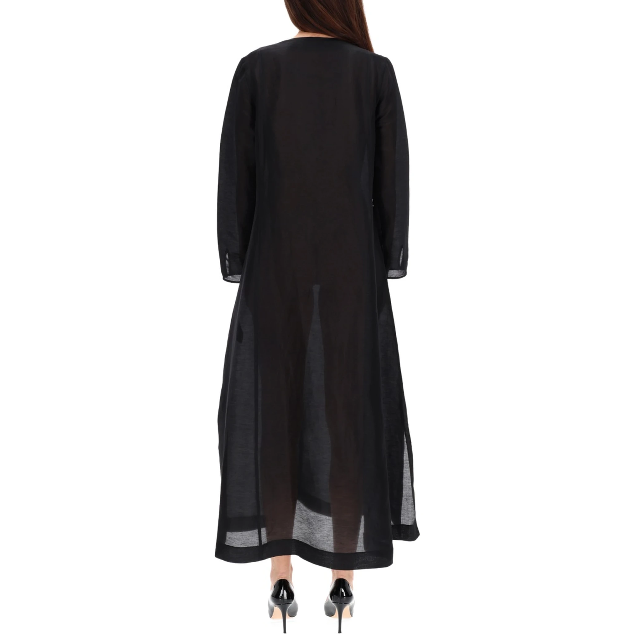 LONG LINEN CAFTAN
