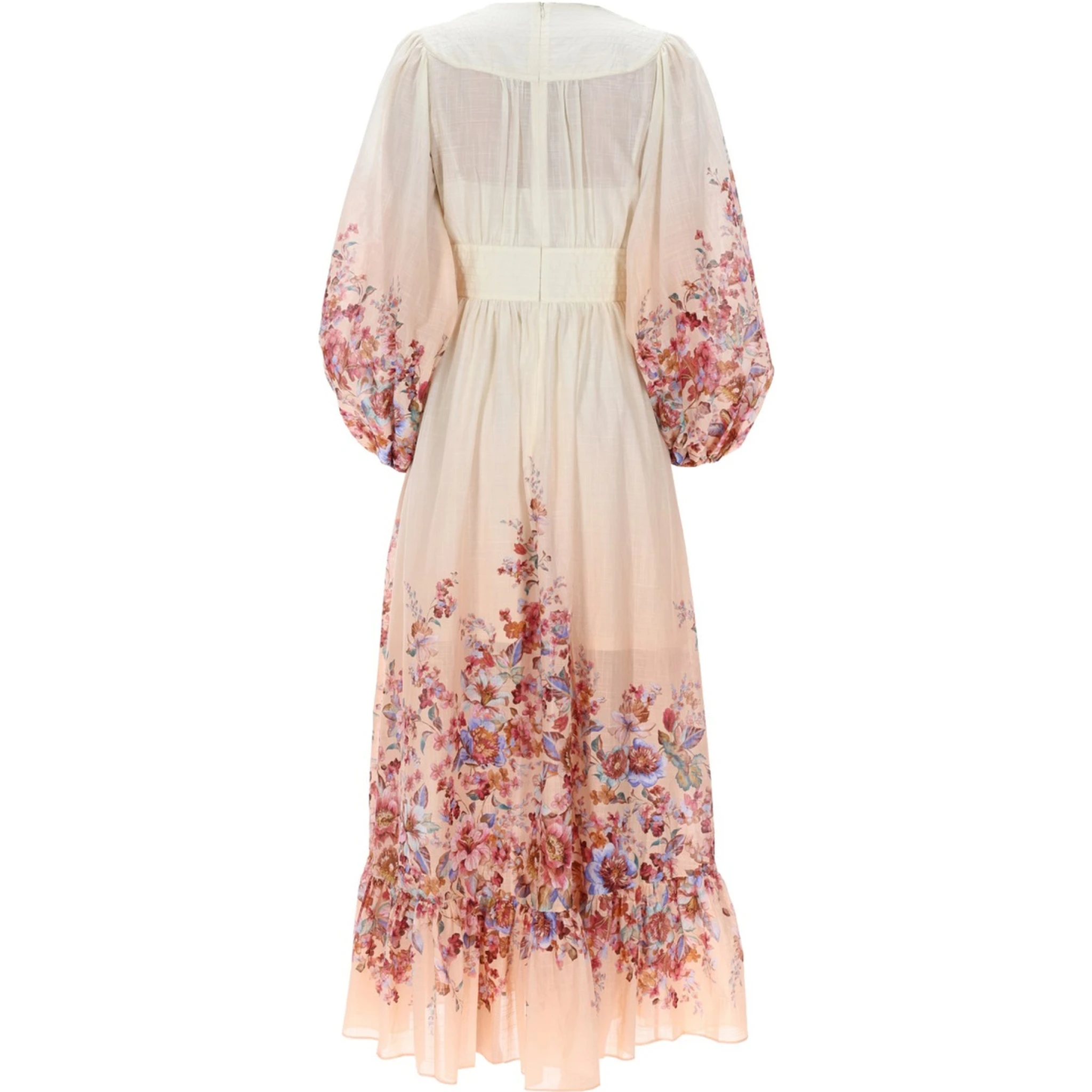 V-NECK LONG DRESS