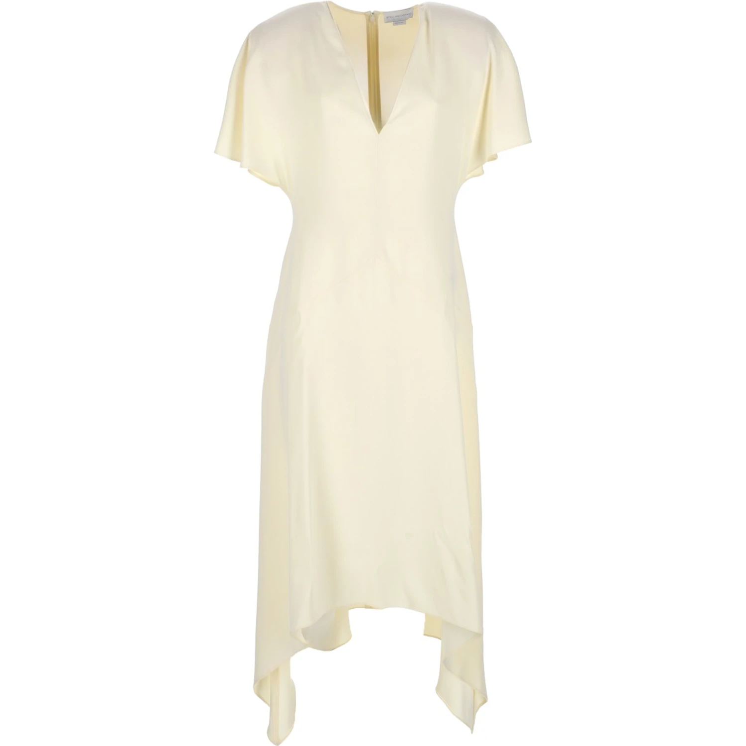 V-NECK MIDI DRESS