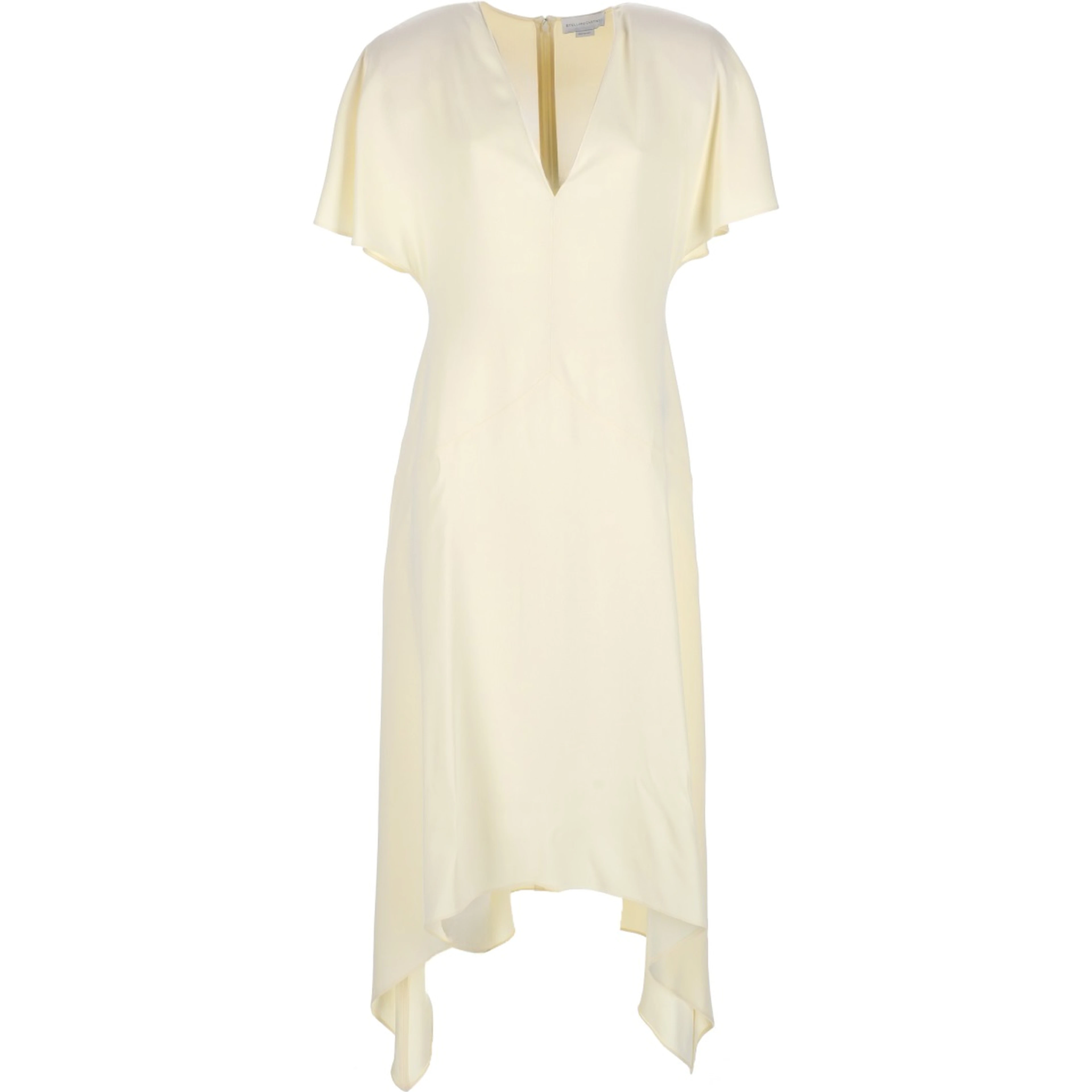V-NECK MIDI DRESS