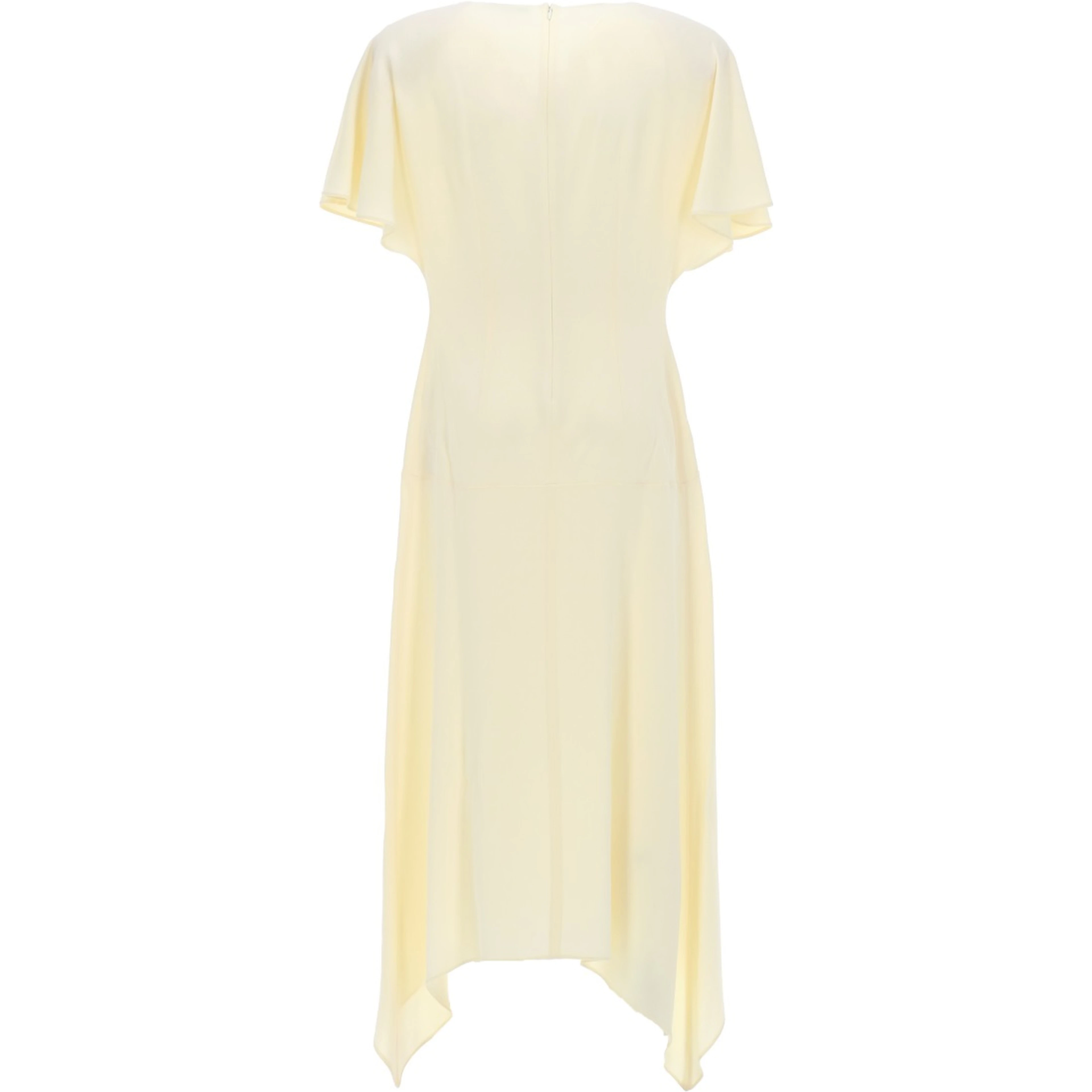 V-NECK MIDI DRESS