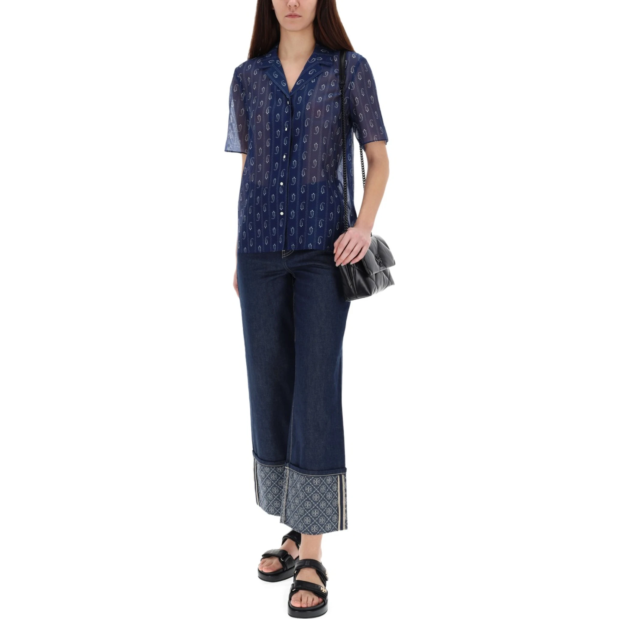 JEANS WITH LAPELS