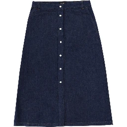 DENIM SKIRT WITH BUTTONS