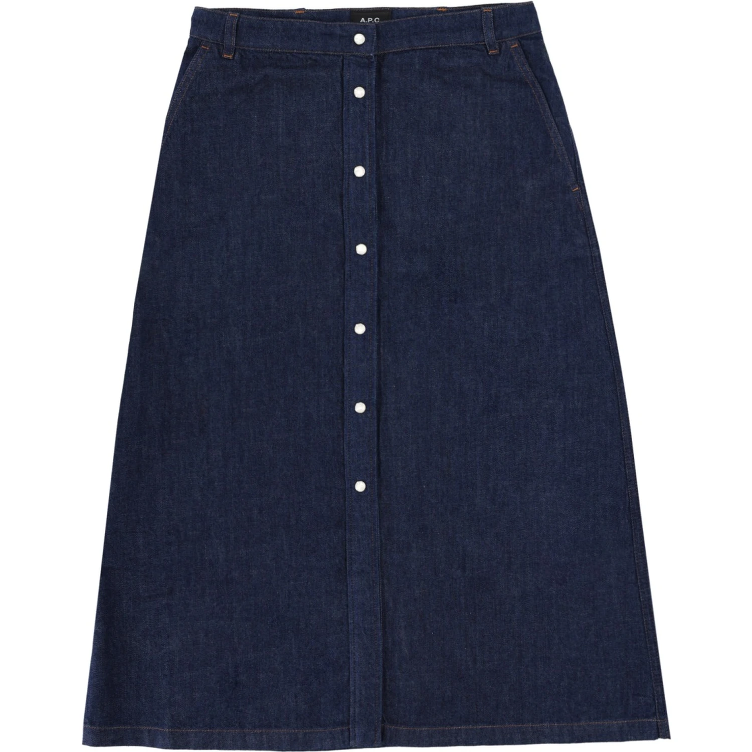 DENIM SKIRT WITH BUTTONS