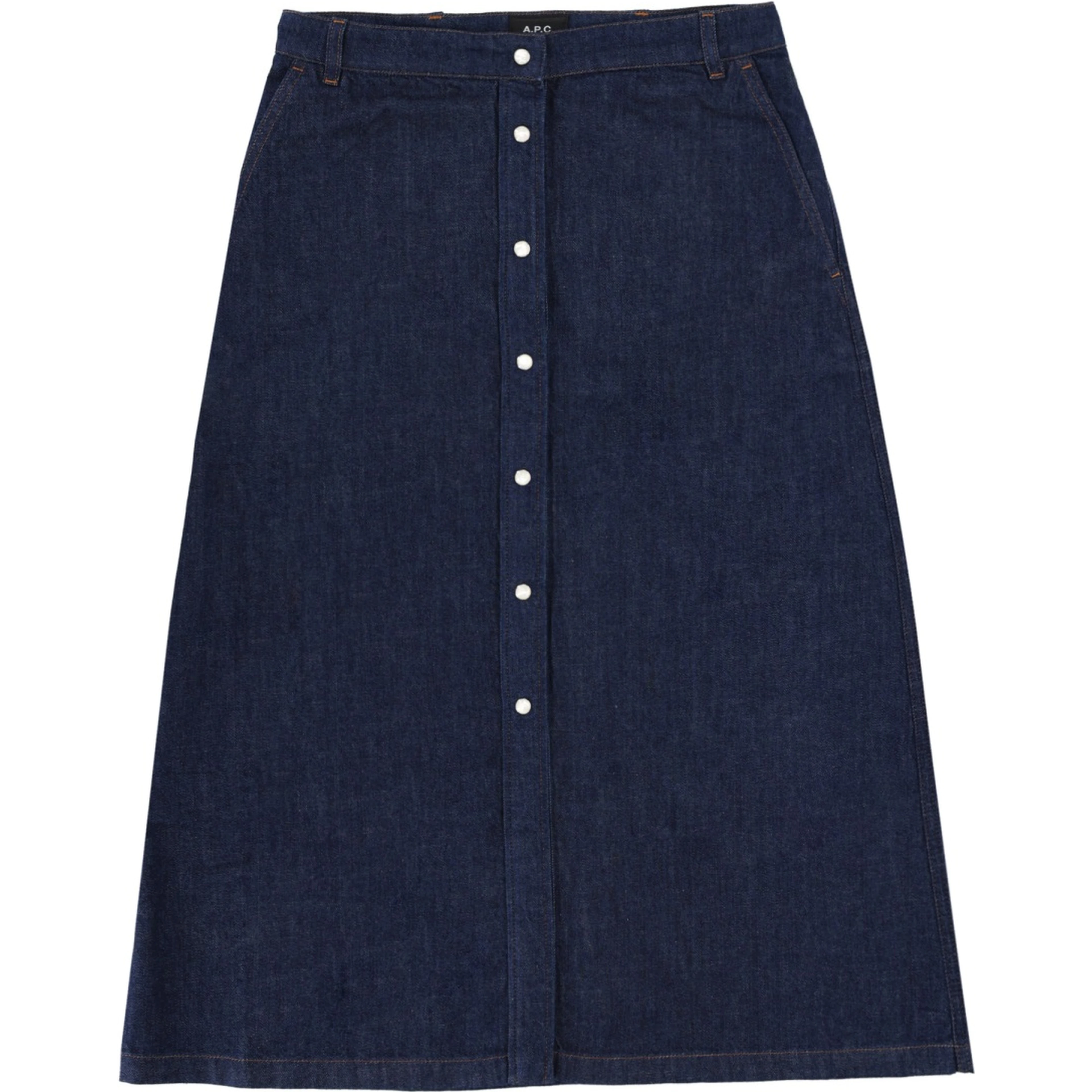 DENIM SKIRT WITH BUTTONS
