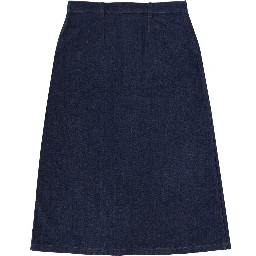 DENIM SKIRT WITH BUTTONS