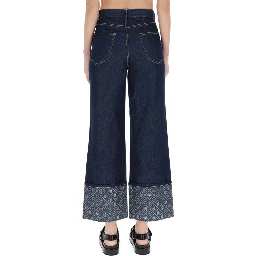 JEANS WITH LAPELS