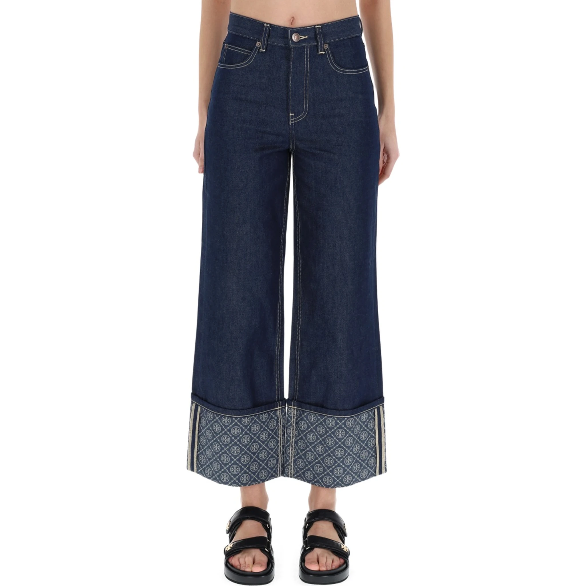 JEANS WITH LAPELS