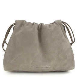 Gray Calf Leather Bos Taurus Shoulder Bag