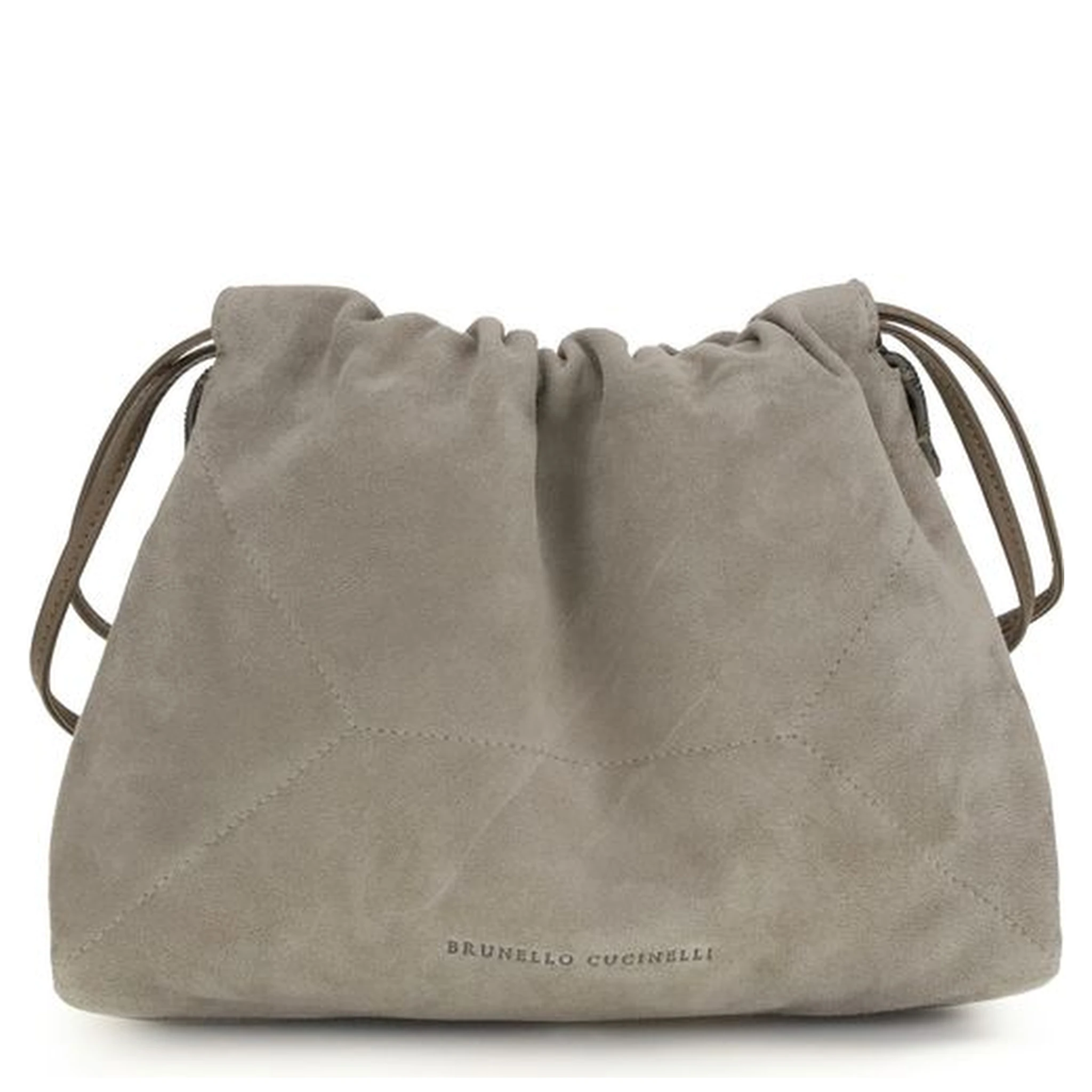 Gray Calf Leather Bos Taurus Shoulder Bag