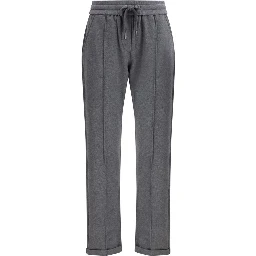 بنطال قطني رمادي كاجوال