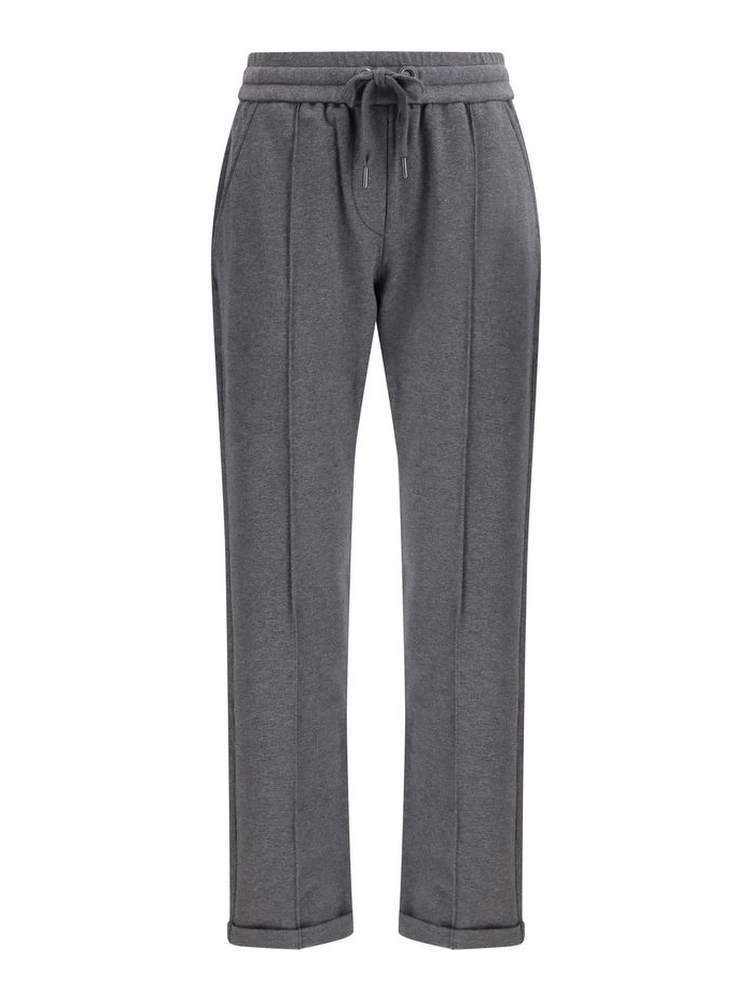 بنطال قطني رمادي كاجوال