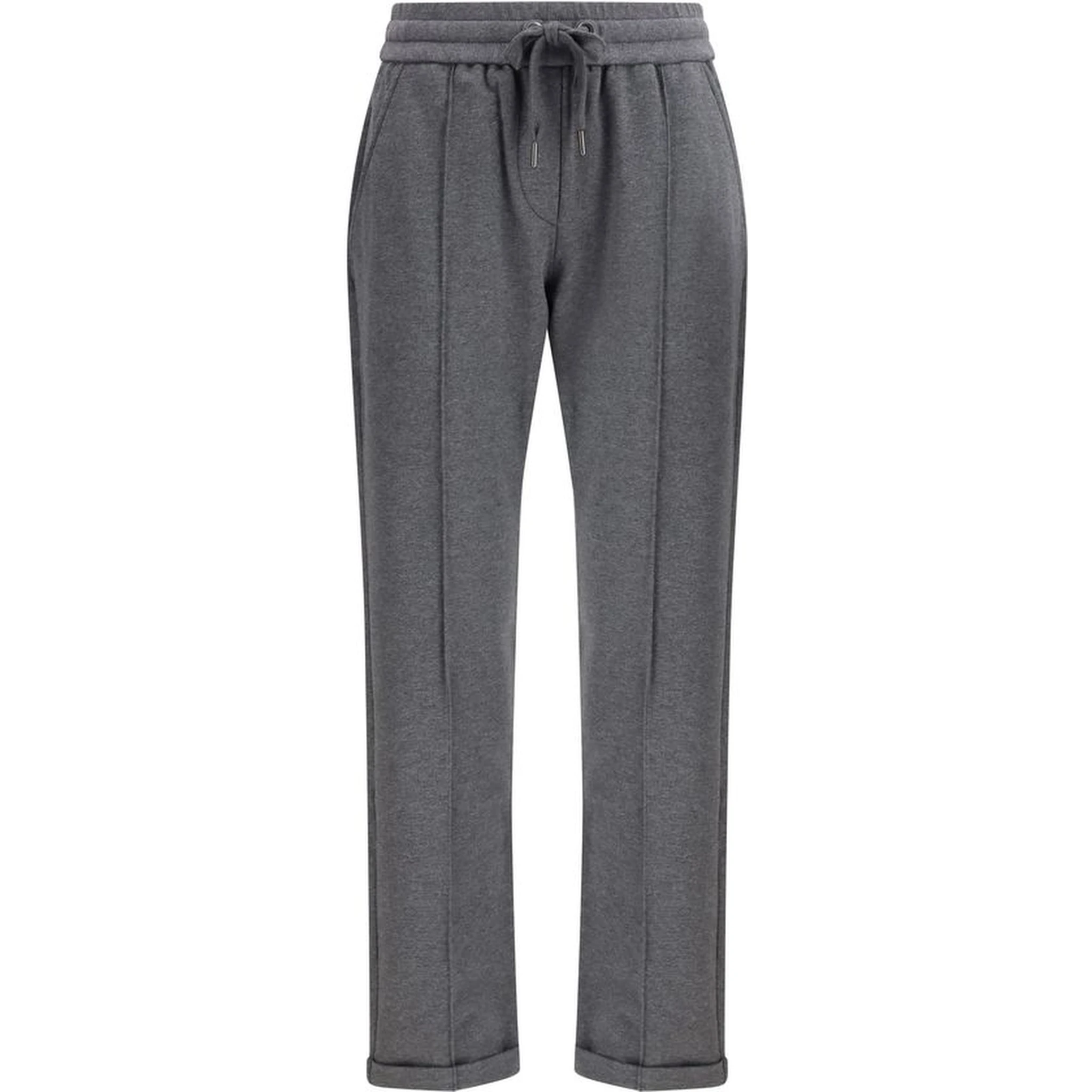 بنطال قطني رمادي كاجوال