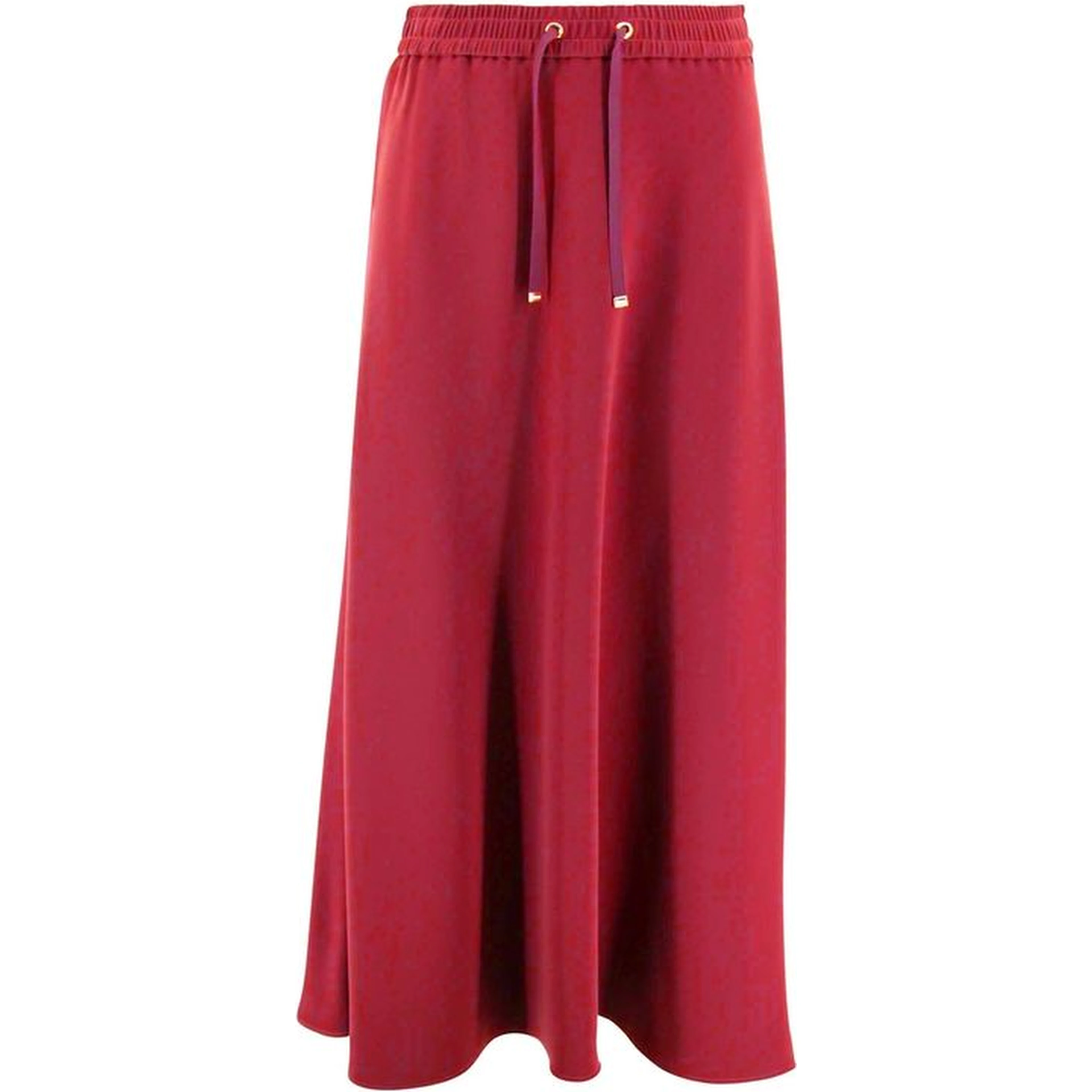 Multicolor Acetate Midi Skirt