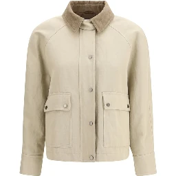 Beige Cotton Coat