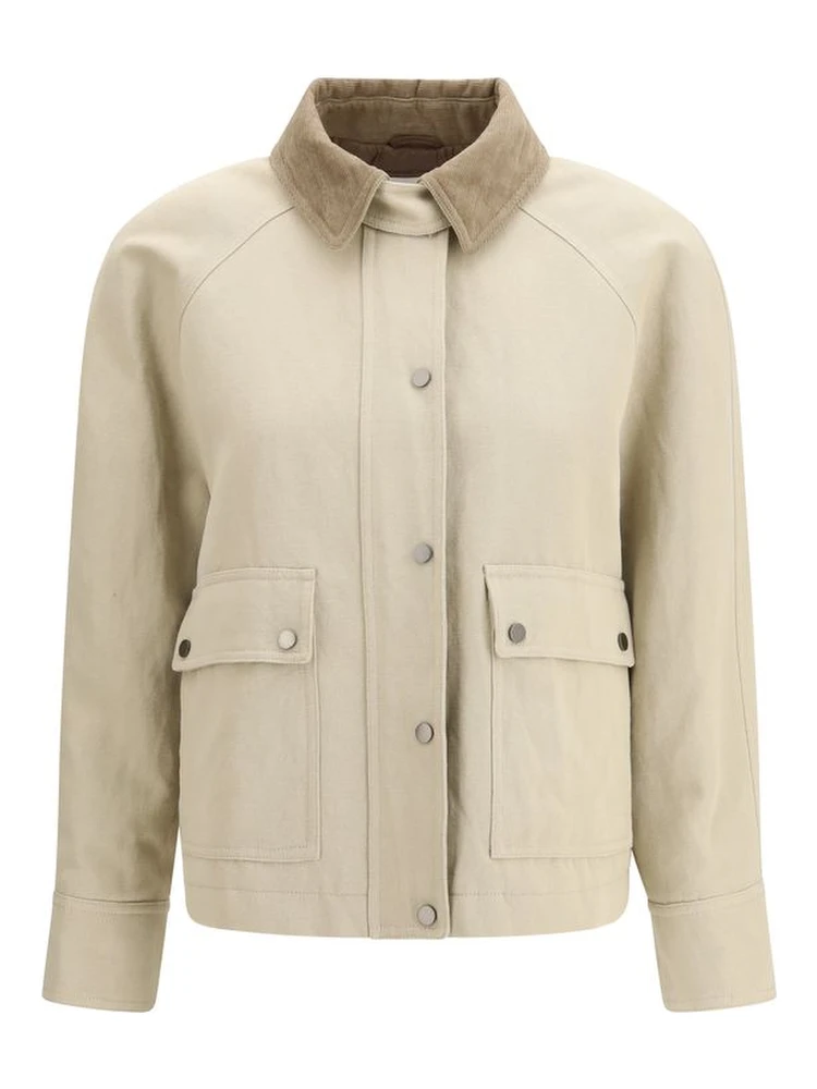 معطف قطني بيج