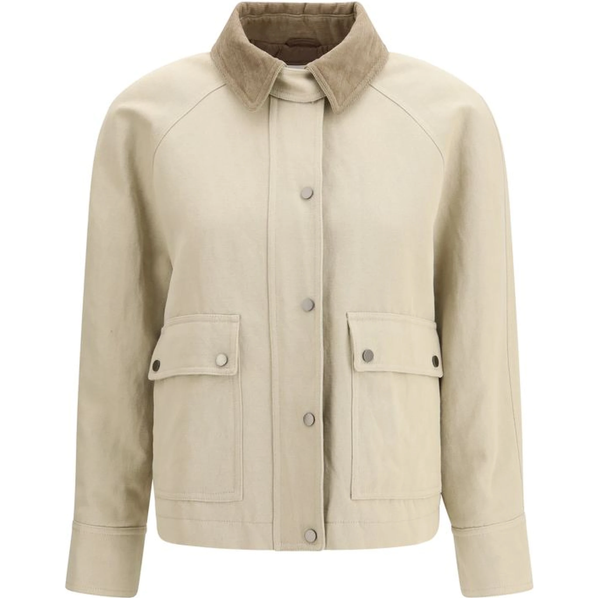 Beige Cotton Coat