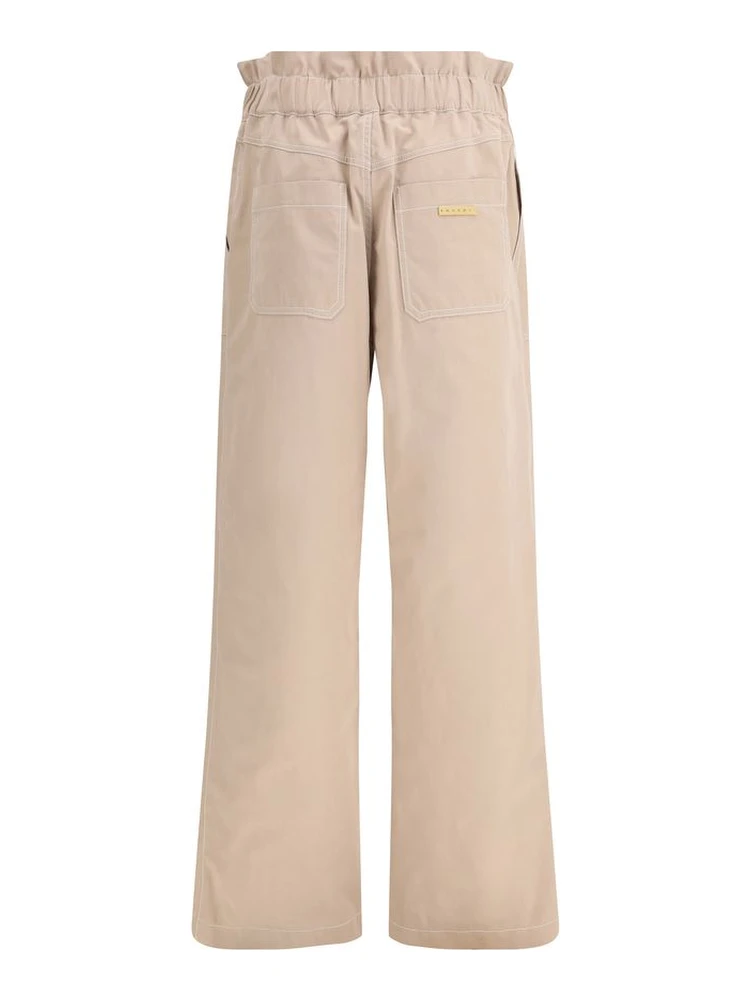 Beige Cotton Casual Pants alternative