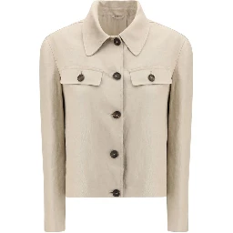 Beige Linen Clothing