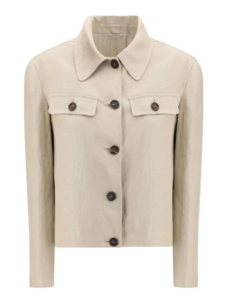 Beige Linen Clothing