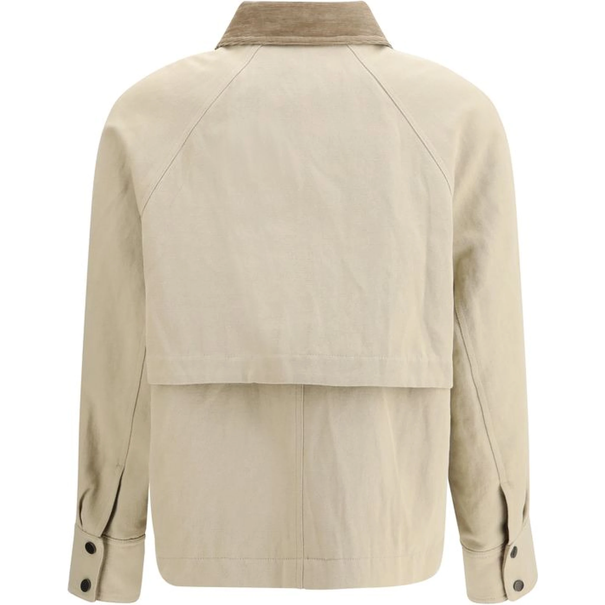 Beige Cotton Coat