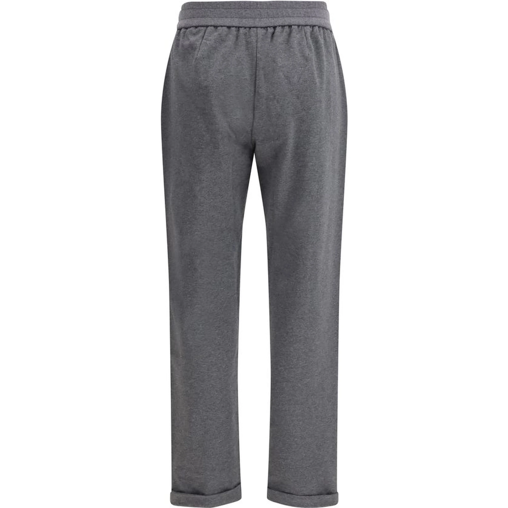 بنطال قطني رمادي كاجوال