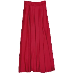 Multicolor Acetate Midi Skirt