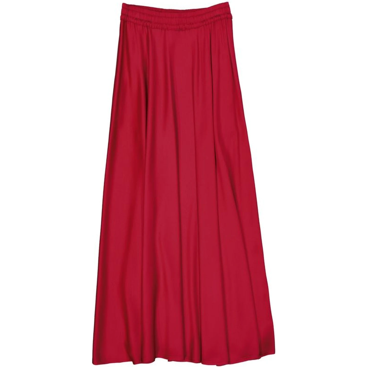 Multicolor Acetate Midi Skirt