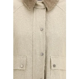 Beige Cotton Coat