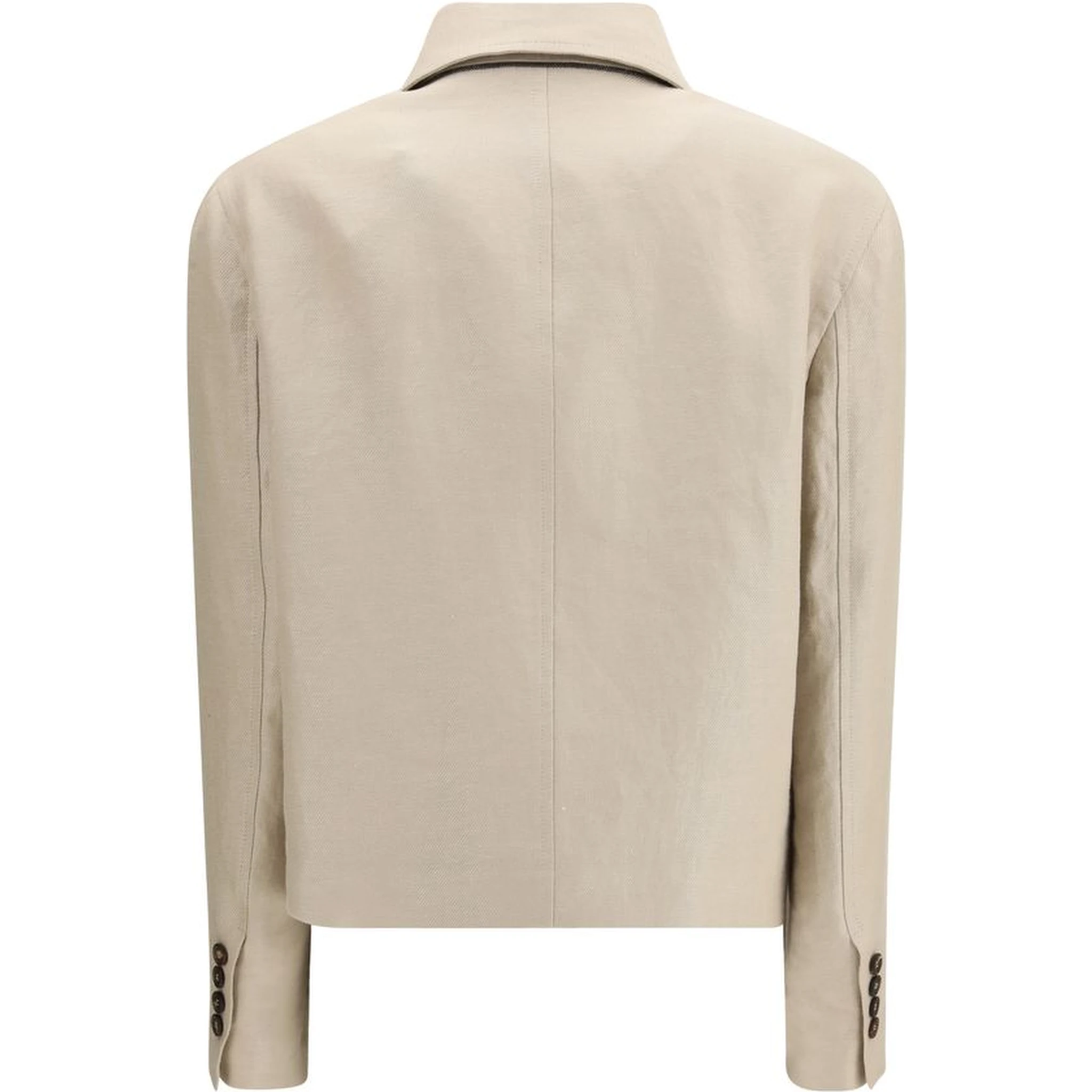 Beige Linen Clothing