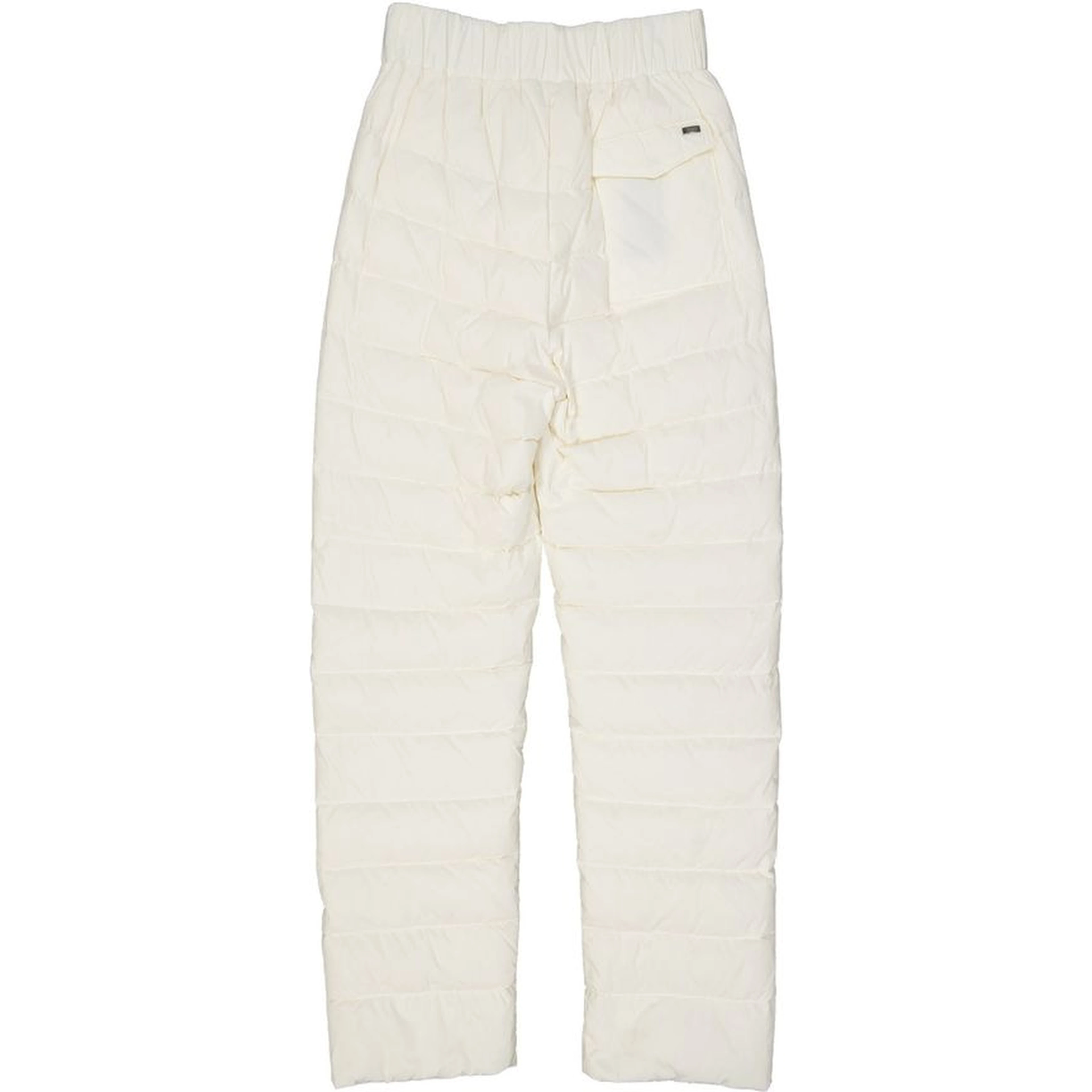 White Polyamide Athletic Pants