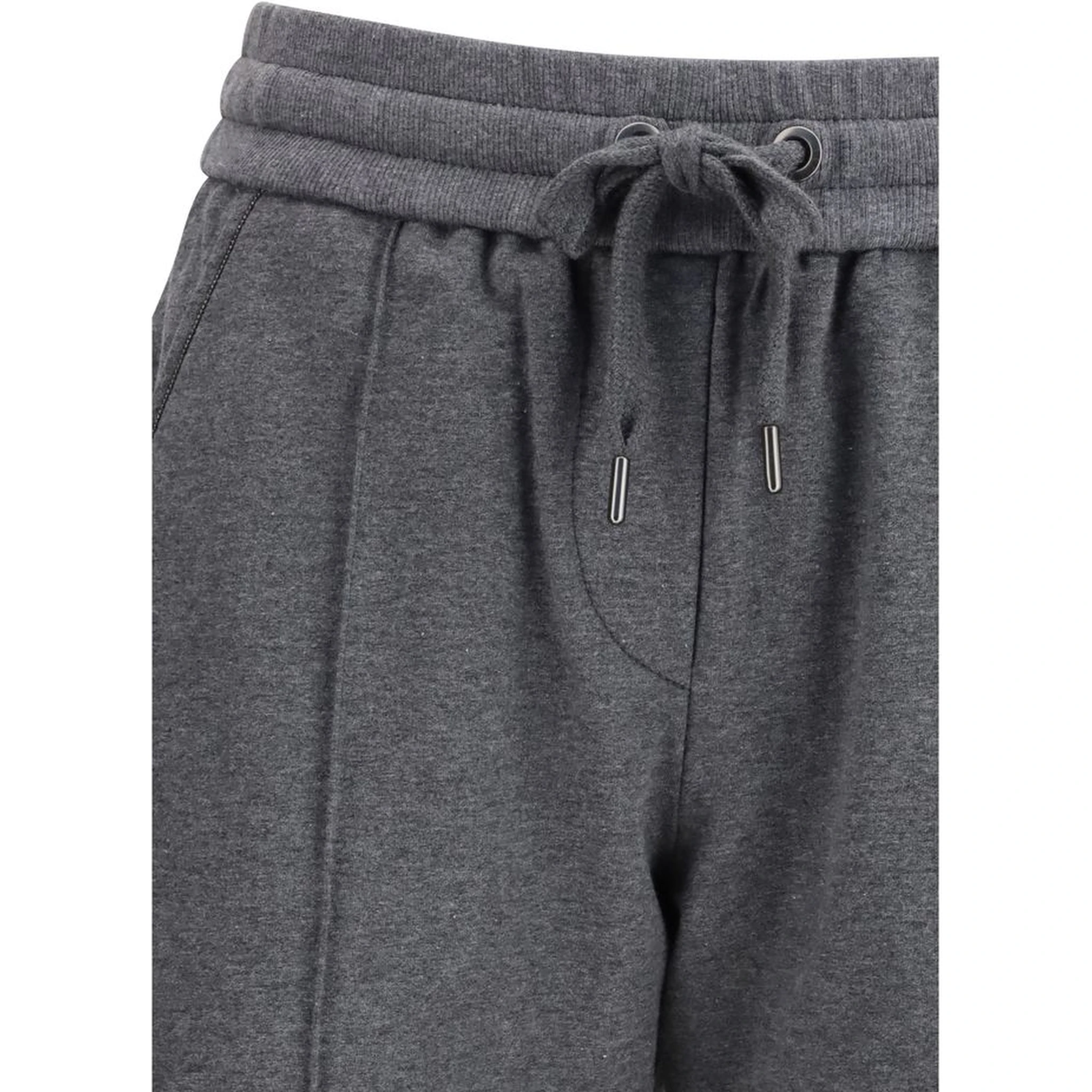 بنطال قطني رمادي كاجوال