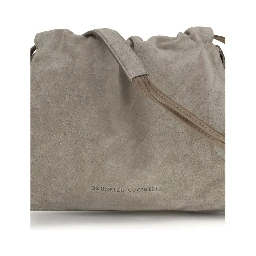 Gray Calf Leather Bos Taurus Shoulder Bag