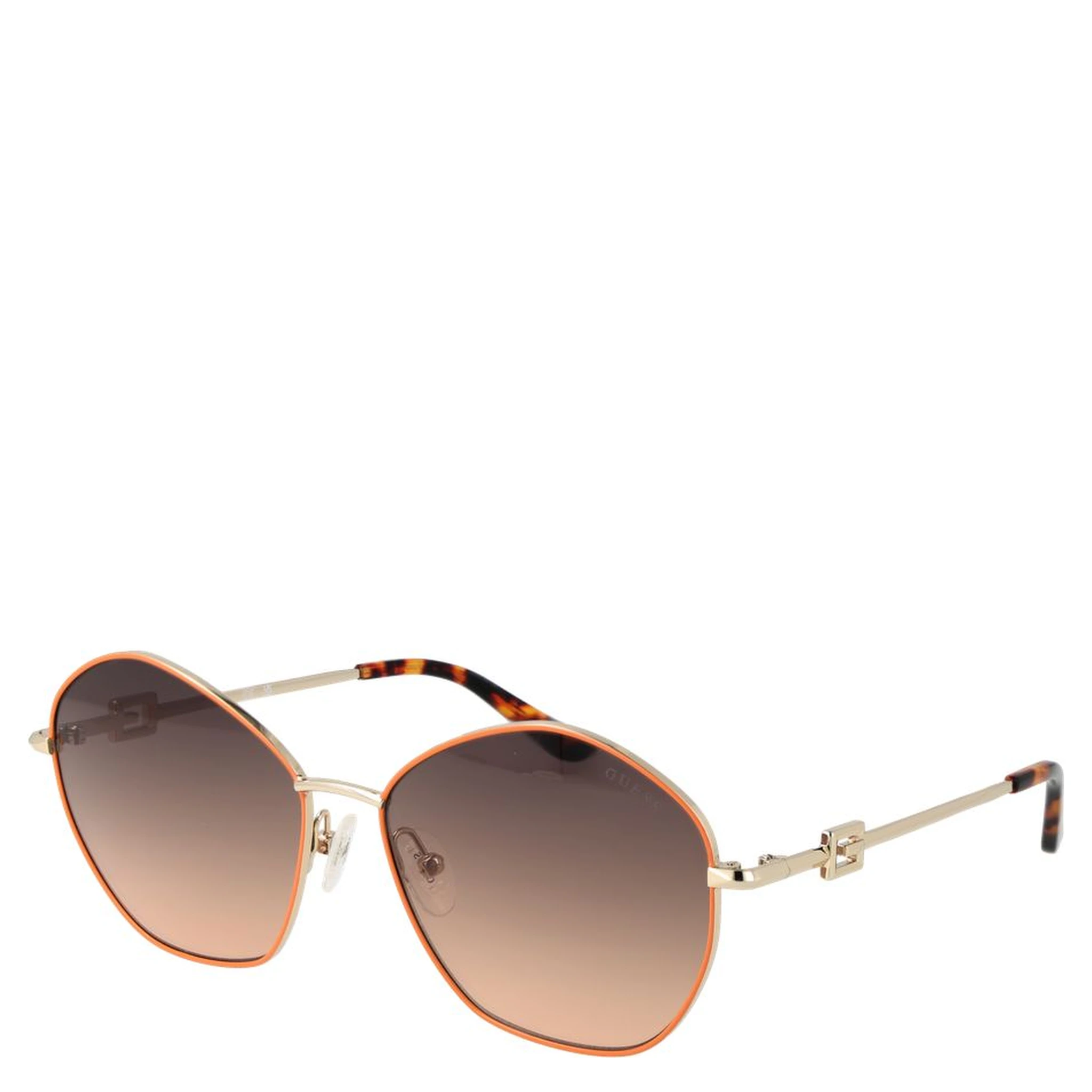 Gold Metal & Plastic Sunglasses