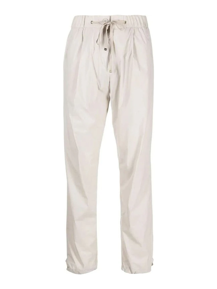 Gray Elastane Casual Pants