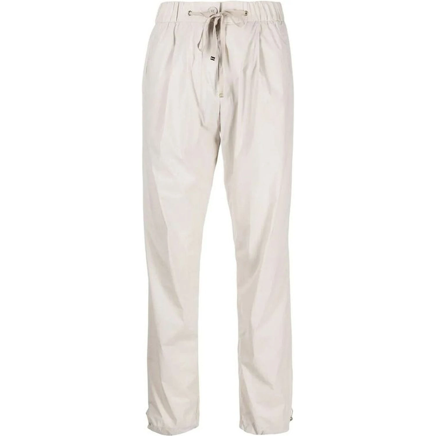 Gray Elastane Casual Pants