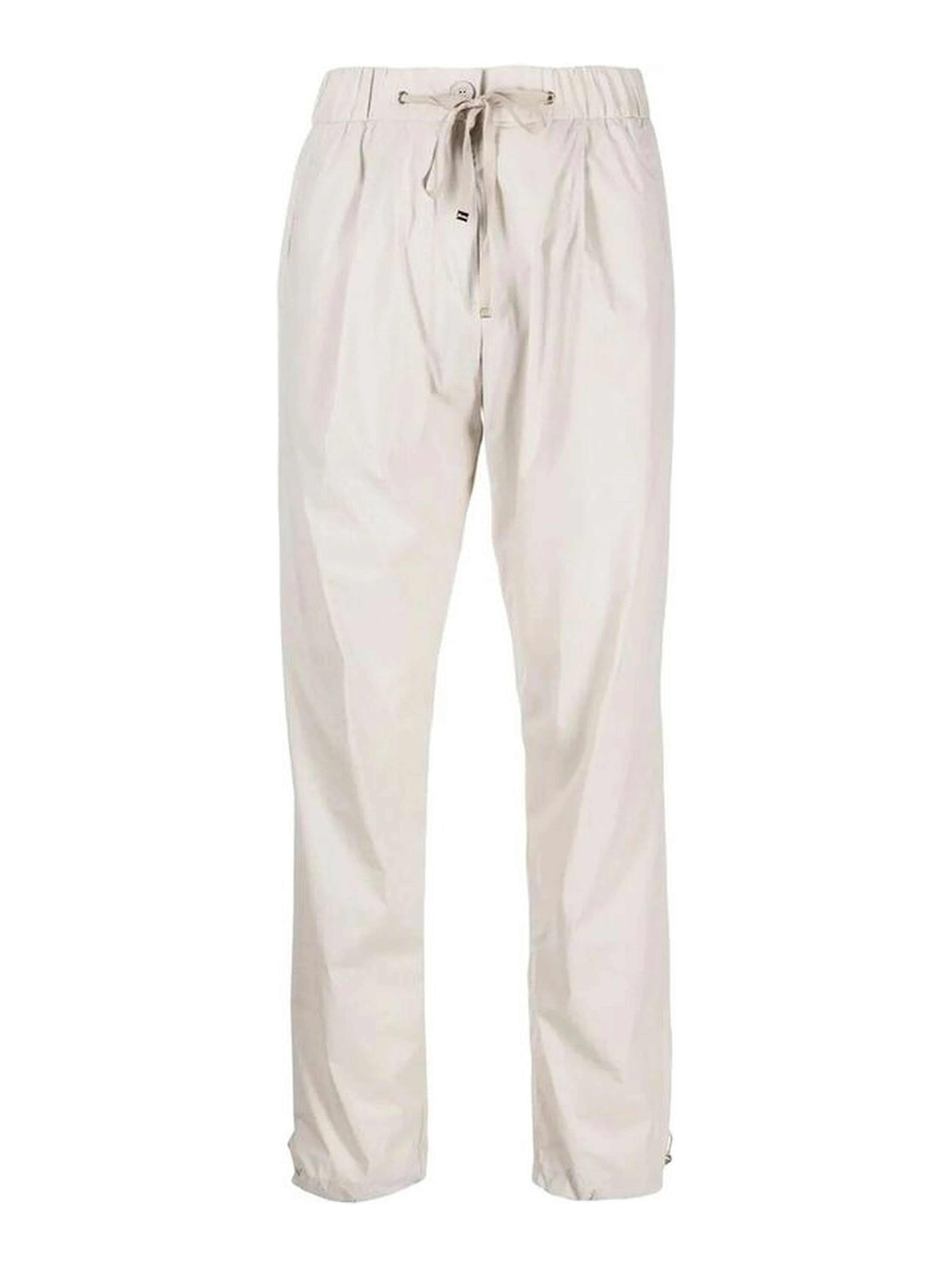 Gray Elastane Casual Pants