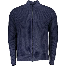 Blue Cotton Cardigan