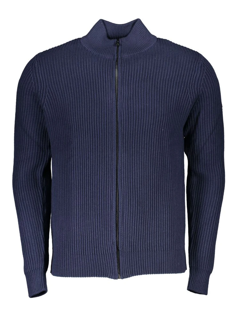 Blue Cotton Cardigan
