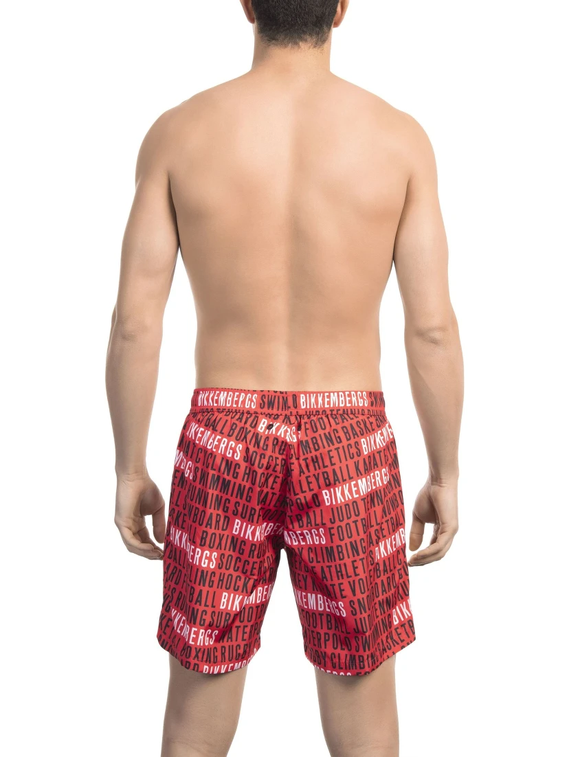 Multicolor Polyester Swim Shorts