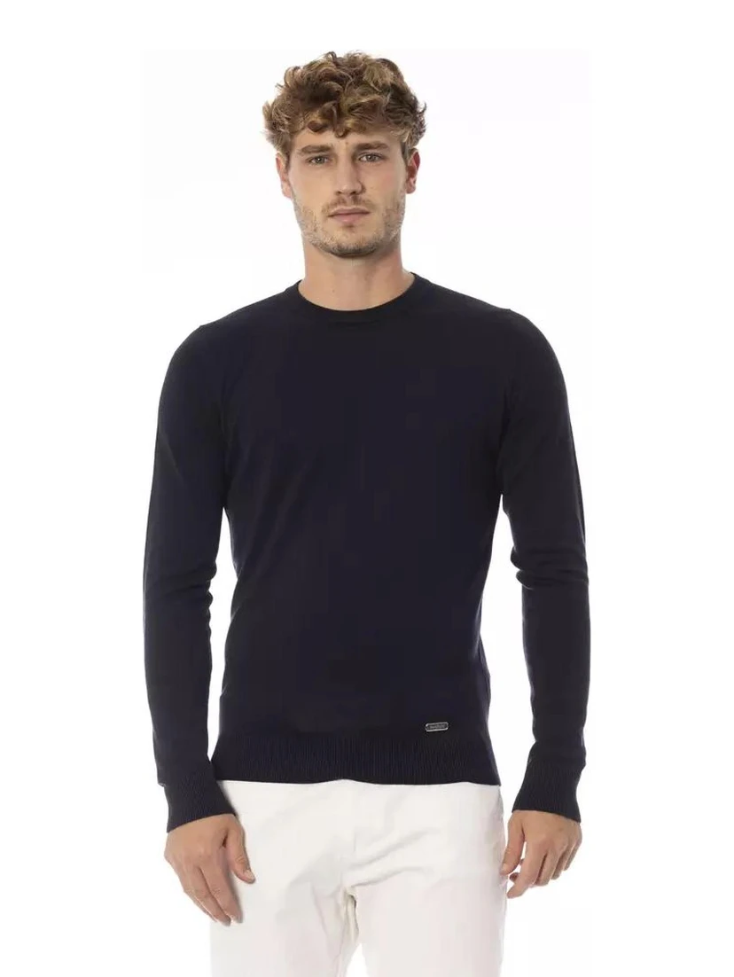 Blue Cashmere Sweatshirt