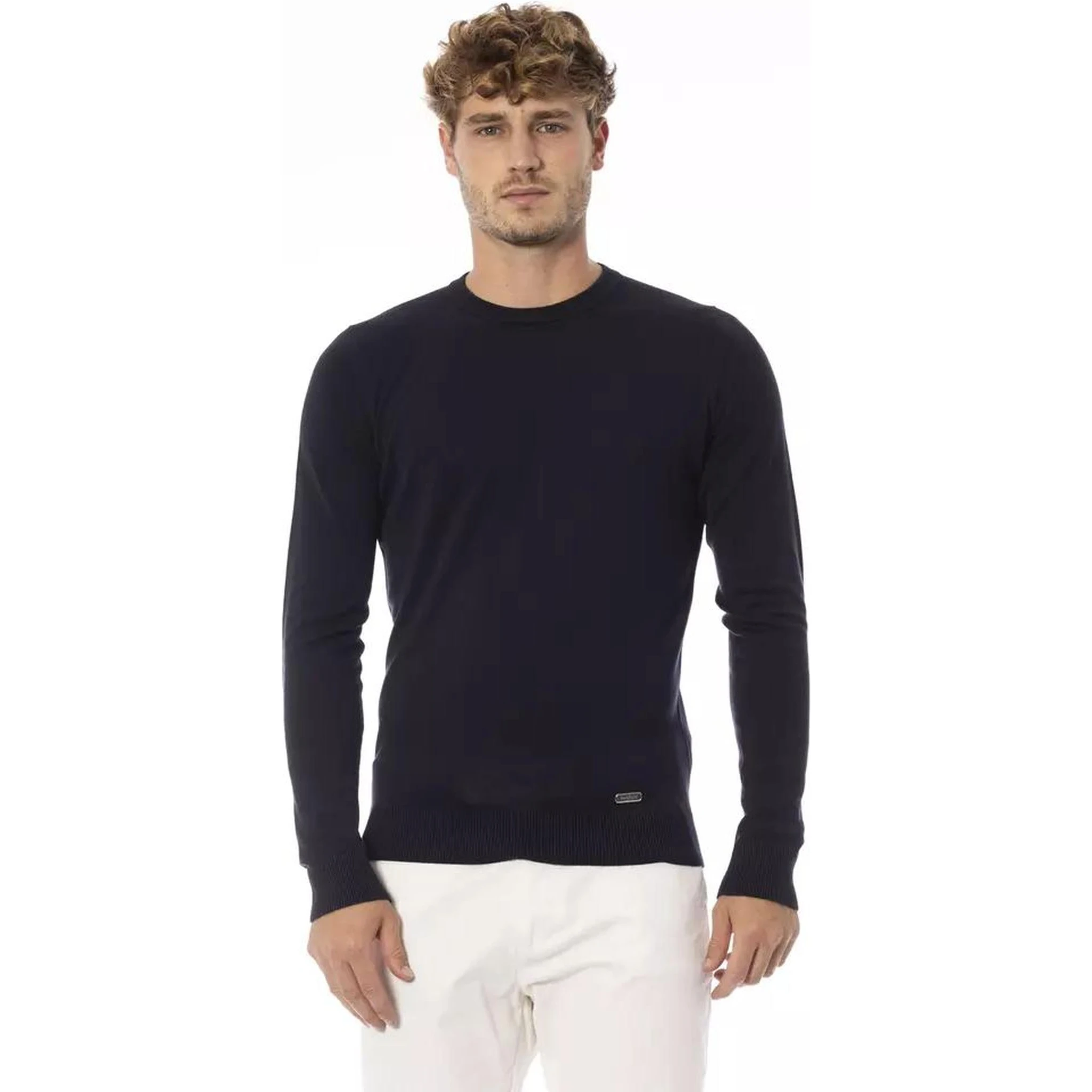 Blue Cashmere Sweatshirt