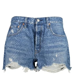 Blue Denim Shorts