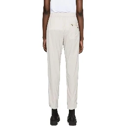 Gray Elastane Casual Pants