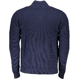 Blue Cotton Cardigan