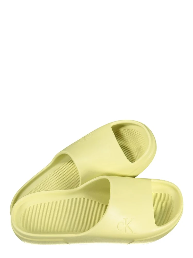 Yellow Polyurethane Men Slipper