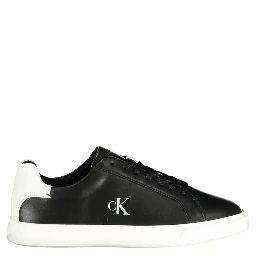 Black Polyurethane Women Sneaker